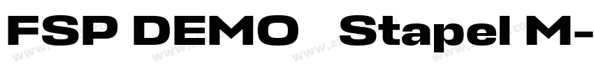 FSP DEMO   Stapel M字体转换